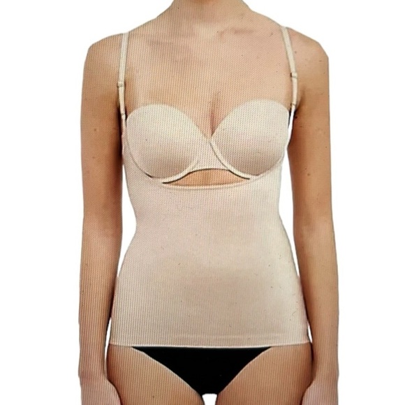 Spanx suit your fancy, open, bust, Cami, champagne, beige. New with tag - Picture 1 of 3